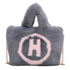 Plush Color Crossbody Bag