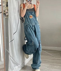 Aesthetic Boyfriend Denim Overalls