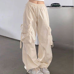 Multiple Pocket Bound Feet Cargo Pants