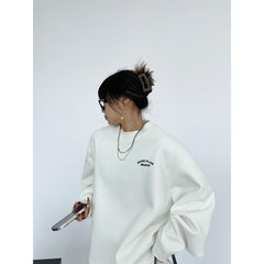 Crew Neck Logo Graphic Sweatshirt