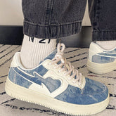Y2K Aesthetic Denim Heart Sneakers