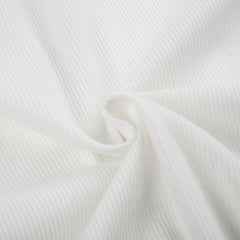 White Zip Up Hooded Cropped Knit Top