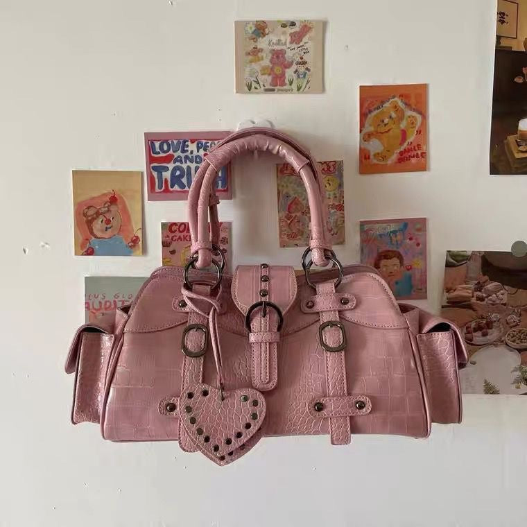 Buckle Babe Pink Shoulder Bag