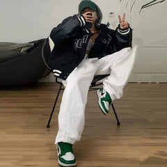 Street Hooded Varsity Jacket