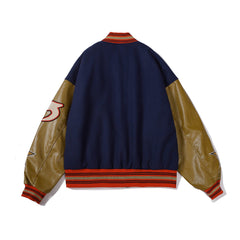 Street Embroidery Varsity Jacket