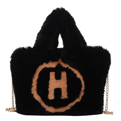 Plush Color Crossbody Bag