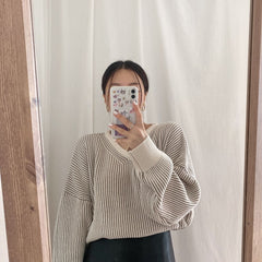 Cozy Up Striped Sweater