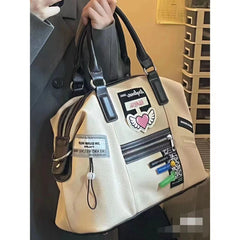 Aesthetic Large Canvas Handbag