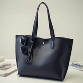 Pink Time Tassel Buckle Single Shoulder Bag