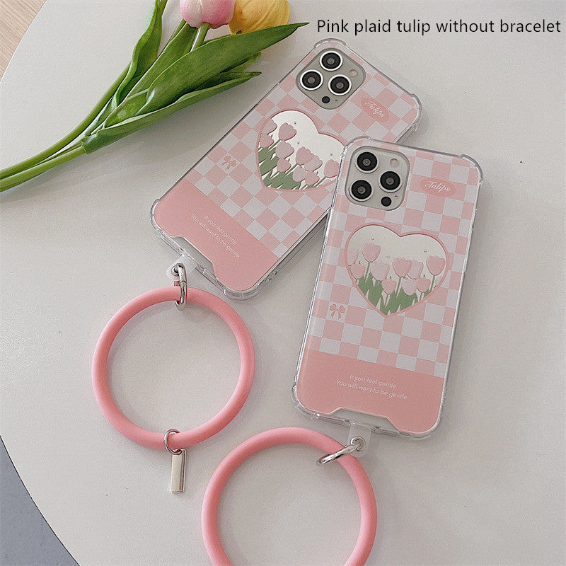 Mirror Flower Bracelet Phone Case