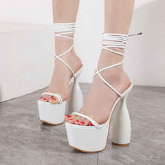 Waterproof Platform Heterosexual High Heel Sandals