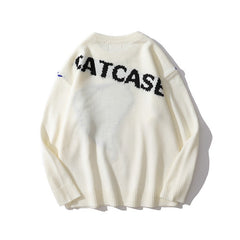 Heart Catcase Embroidered Sweater