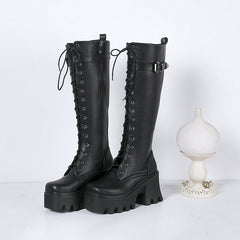 Long British Style High Boots