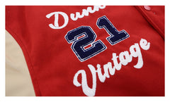Street Embroidery Letters Varsity Jacket