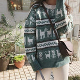 Christmas Jacquard Knit Sweater