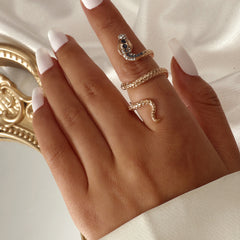 Retro Snake Shape Rings
