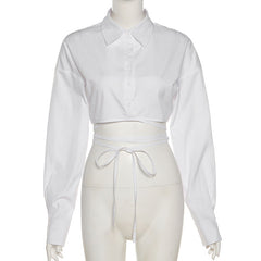 Cross Border Long Sleeve Blouse