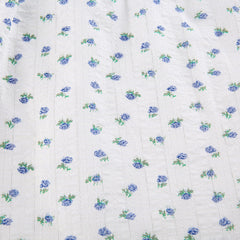 Tie Front Floral Puff Sleeve Mini Dress