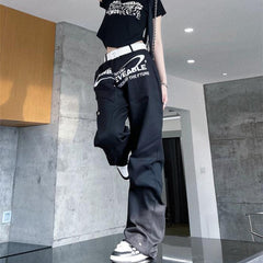 Vintage Logo Graphic Baggy Pants