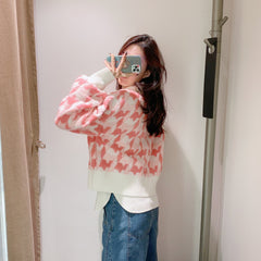 Bubble Gum Pink Knit Cardigan