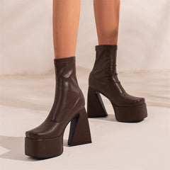 Low Top Square Toe Boots