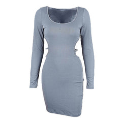Bodycon Backless Mini Dress