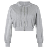 Bodycon Dress With Zipper Hoodie Two Piece Set