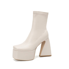 Low Top Square Toe Boots