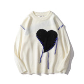 Heart Catcase Embroidered Sweater