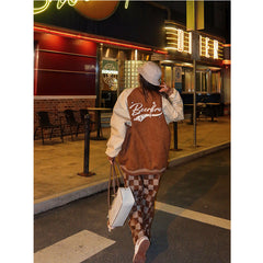 Embroidery Retro Baseball Jacket