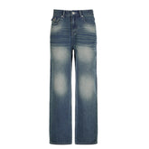 Vintage Blue Wash Boyfriend Jeans