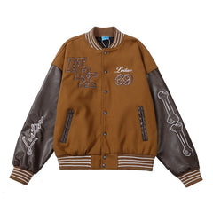 skeleton bones Varsity Jacket