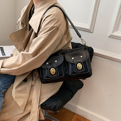 Dark Punk Metal Shoulder Bag
