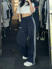 Piping Detail Baggy Sweatpants