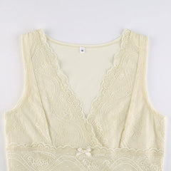 Fairycore Lace Patchwork Tank top