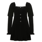 Princess Sleeve High Waist Dress