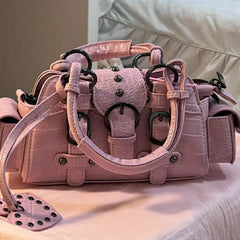 Buckle Babe Pink Shoulder Bag