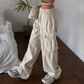 Vintage Khaki Baggy Cargo Pants