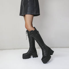 Long British Style High Boots