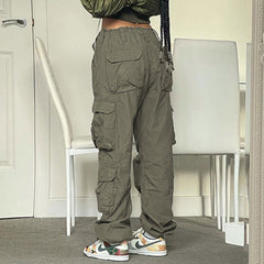 Washed Pocket Patched Cargo Pants