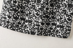 Skull Allover Print Crop Cami Top