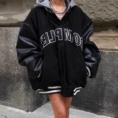 Street Hooded Varsity Jacket