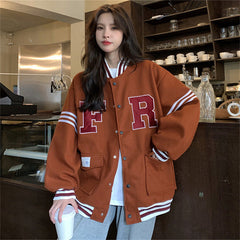 Striped Varsity Jacket