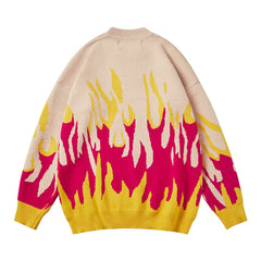 Flames Vintage Sweater