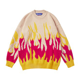 Flames Vintage Sweater