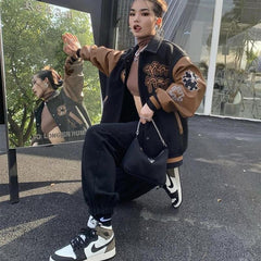 Loose Vibe Style Hip-hop Street Jacket