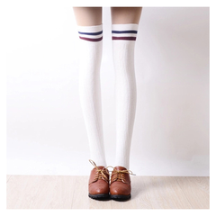 Japanese Students Striped Socks