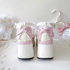 Kawaii Cat Bow Shoes