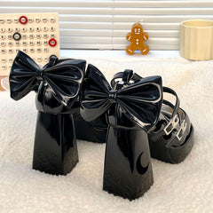 Bow Star Moon Heels Shoes