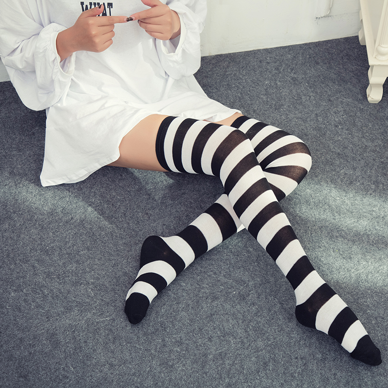 Kawaii stripes stockings